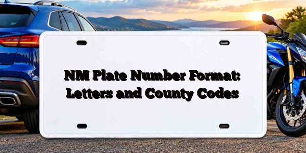 NM Plate Number Format: Letters and County Codes