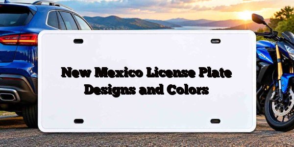 New Mexico License Plate Designs and Colors