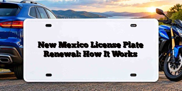 New Mexico License Plate Renewal: How It Works