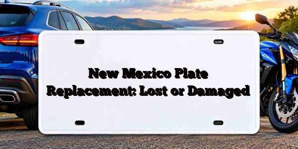 New Mexico Plate Replacement: Lost or Damaged