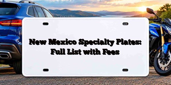 New Mexico Specialty Plates: Full List with Fees