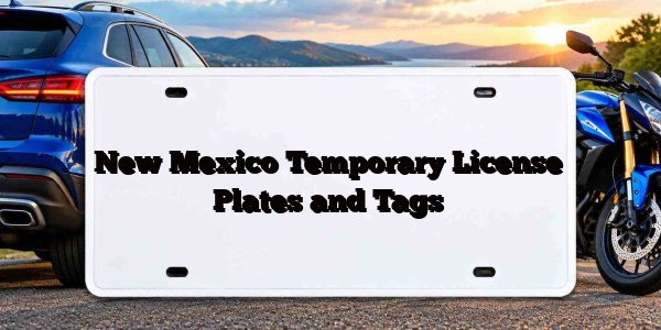 New Mexico Temporary License Plates and Tags