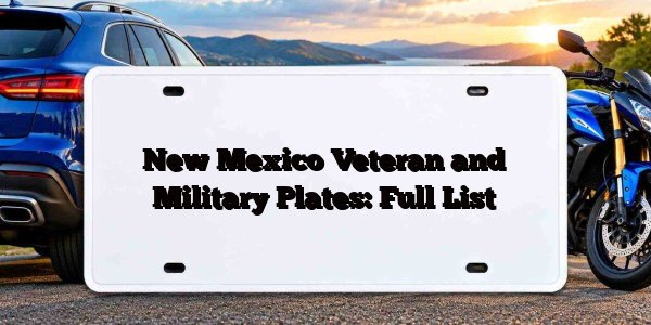 New Mexico Veteran and Military Plates: Full List